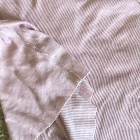 Wild Fable Womens Waffle Knit Cropped Thermal Shirt-Pink-Size M-GUC - Picture 7 of 7